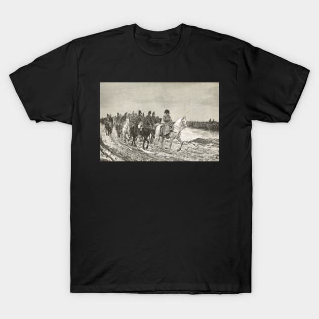 Napoleon Campaign North East France 1814 T-Shirt by artfromthepast